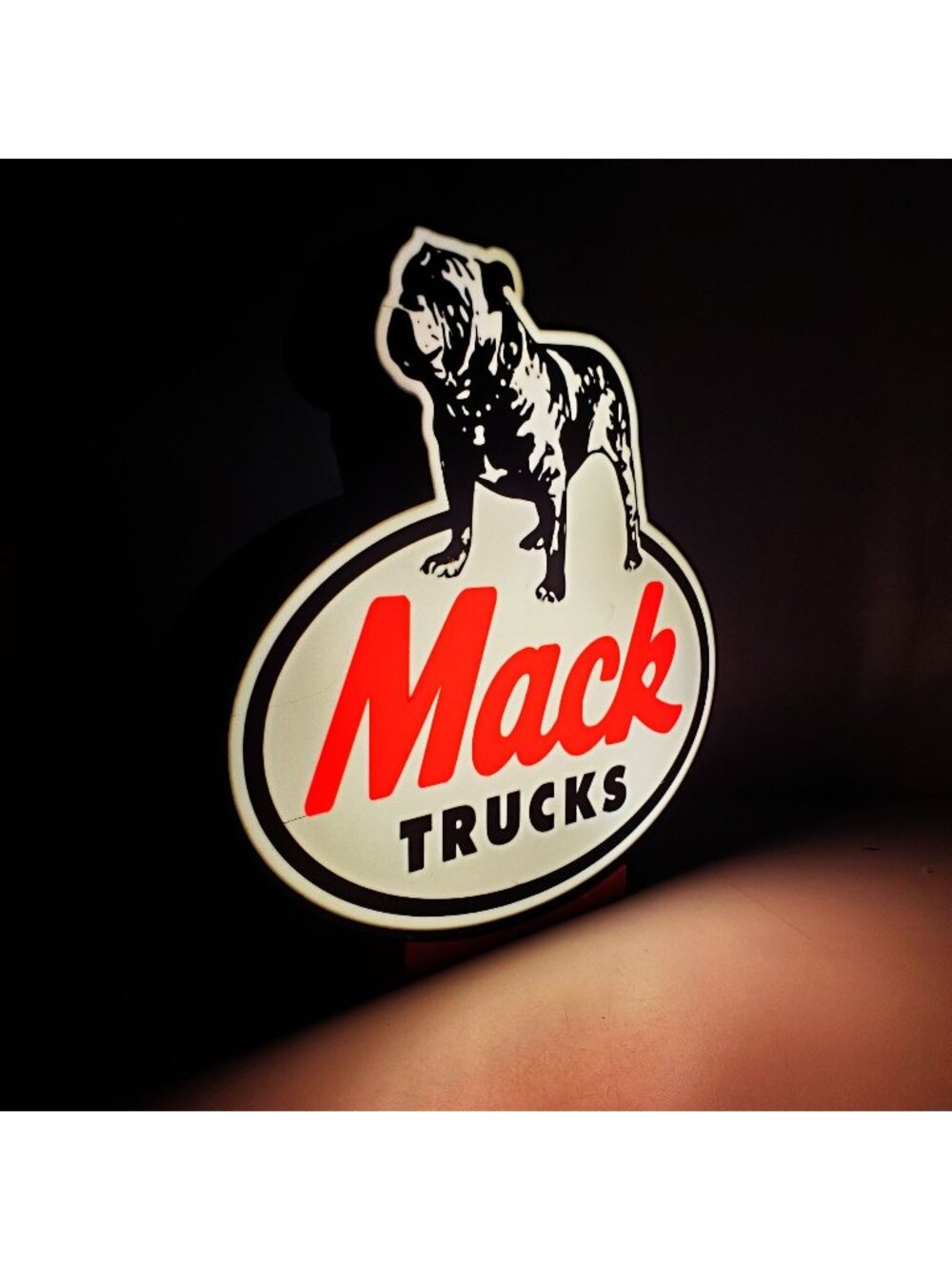 Mack Trucks LED Light Box – USB Powered with Dimmer – Made in USA